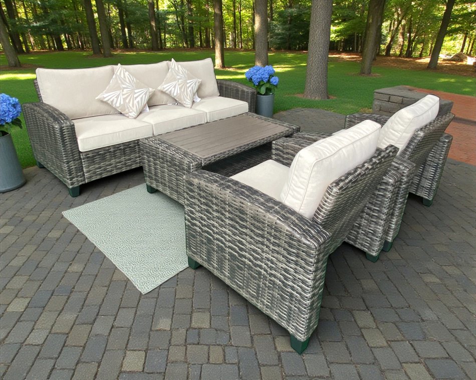 4 Piece Outdoor Set