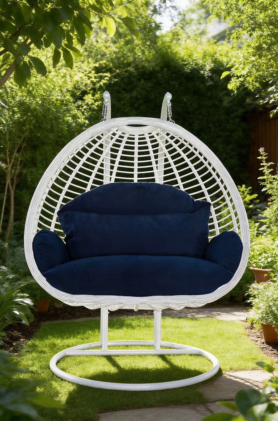 Double Basket W/Cushion