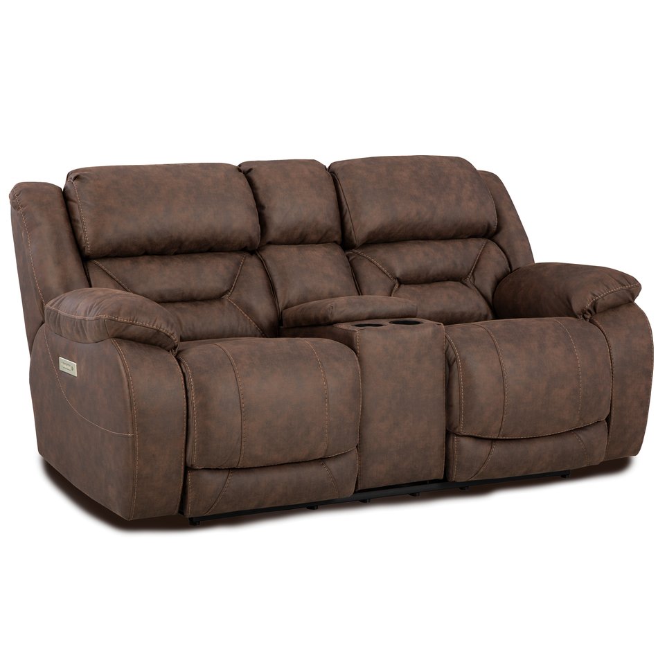 Power Loveseat With Console
