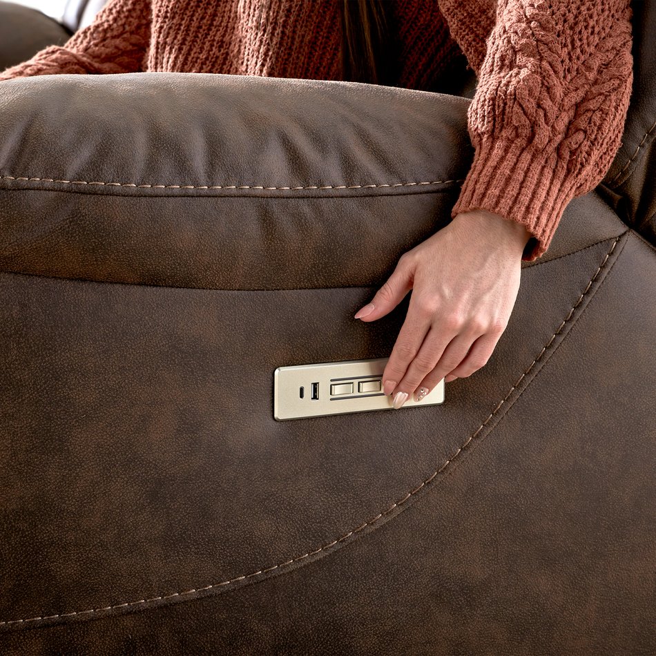 Power Loveseat With Console