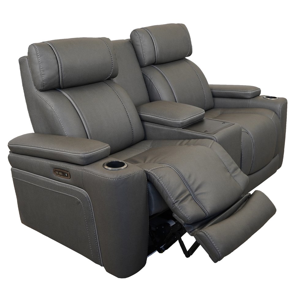 Power Loveseat With Console