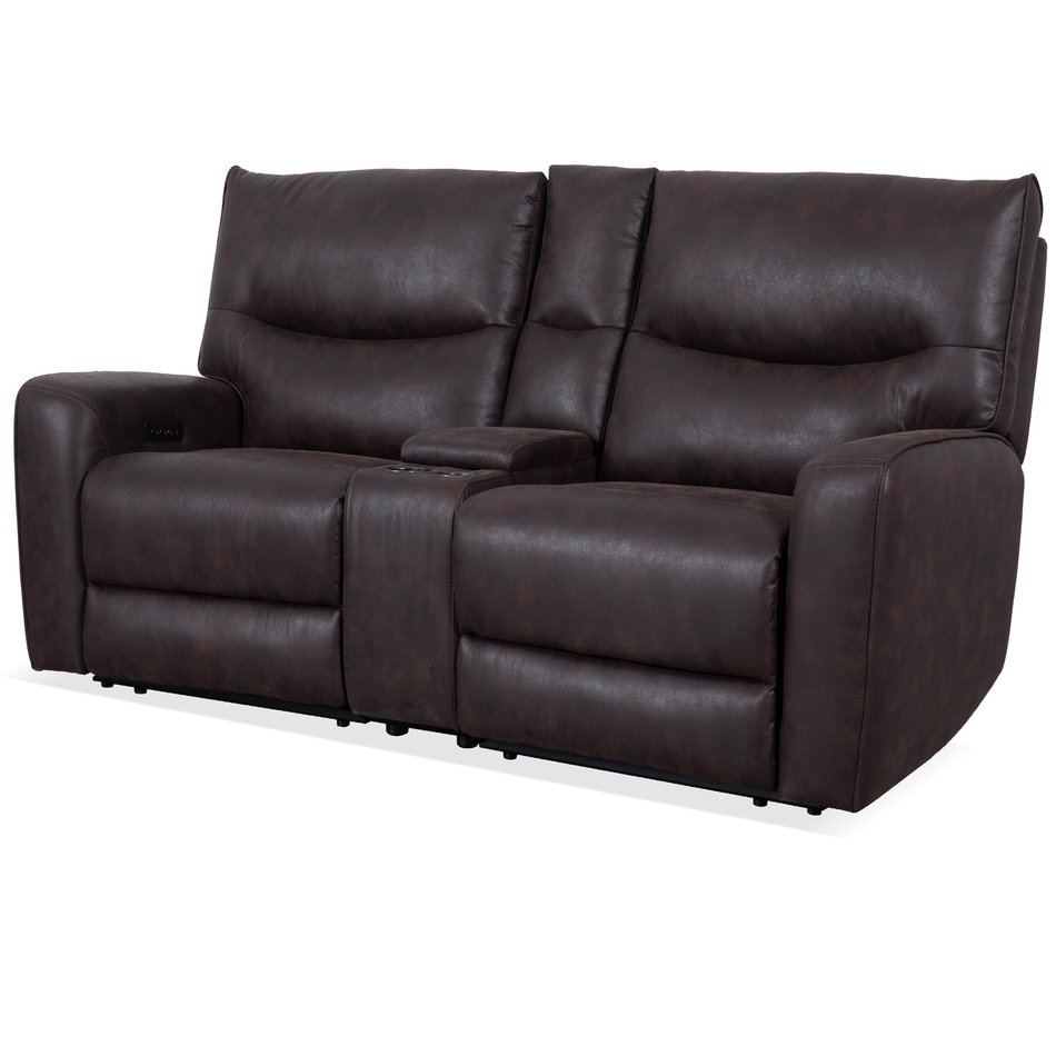 Power Loveseat With Console