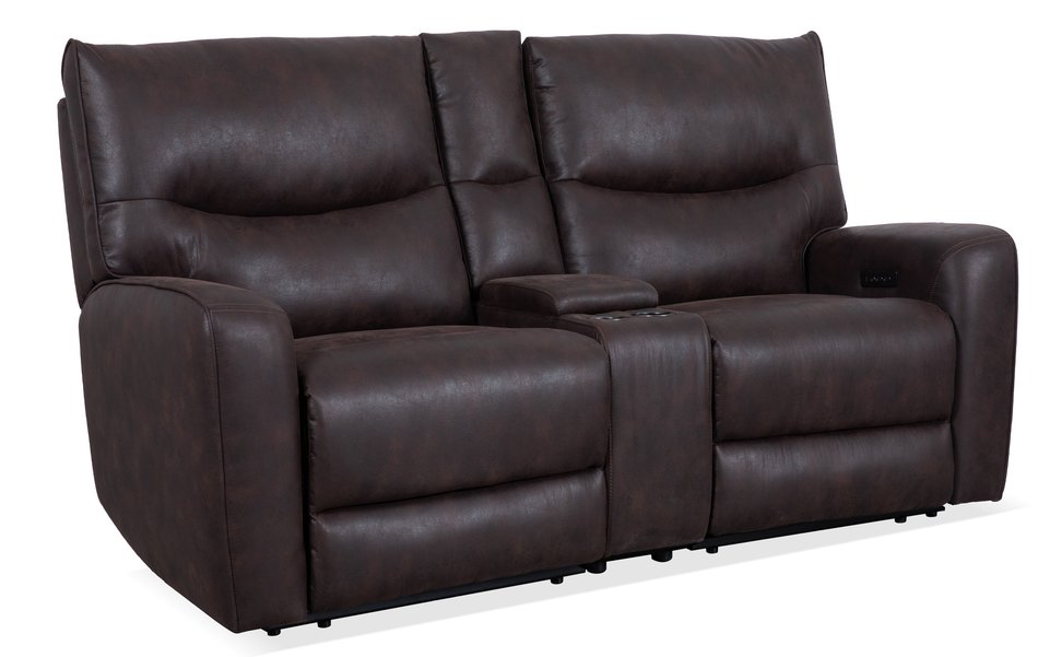 Power Loveseat With Console