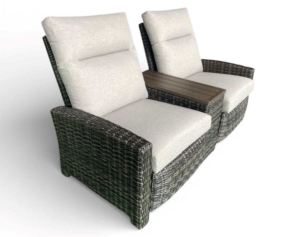 Outdoor Reclining Loveseat