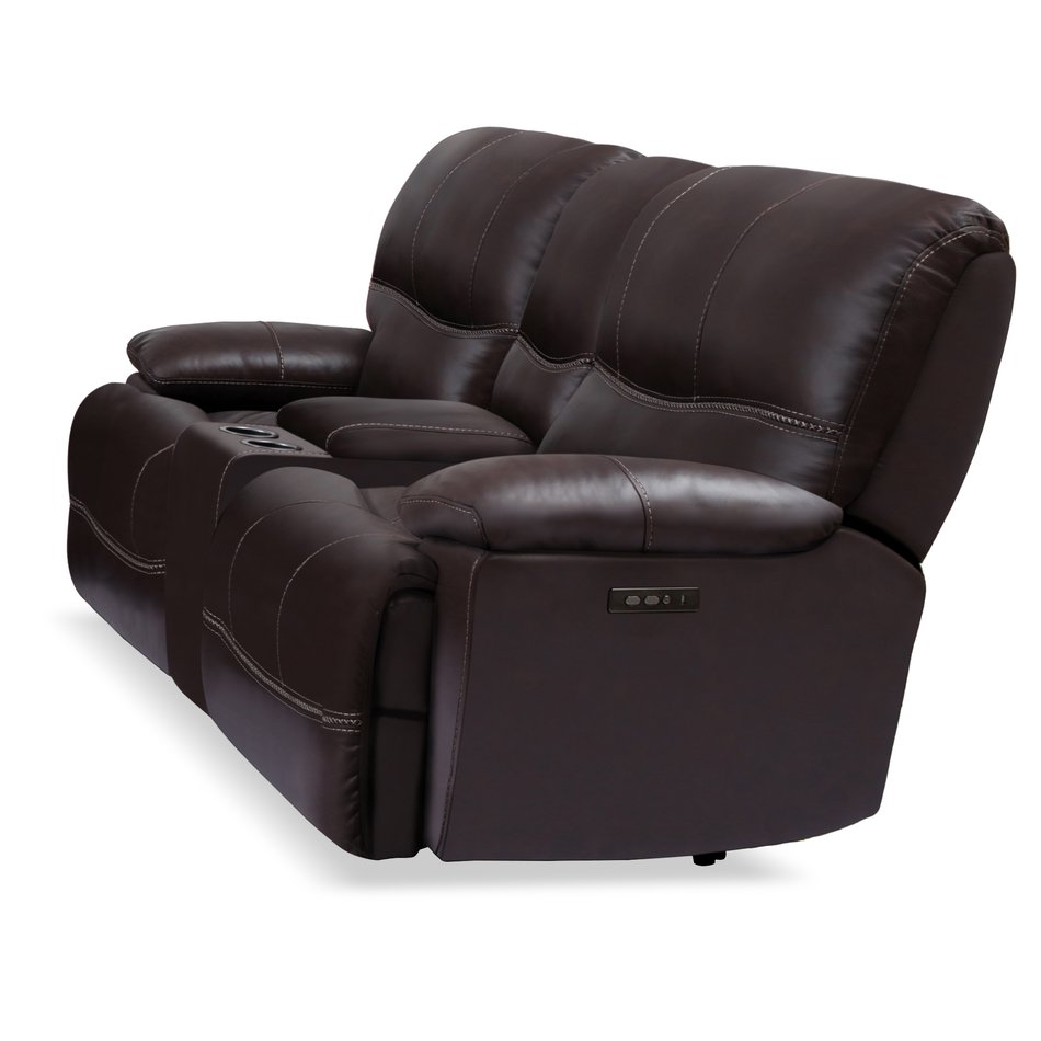 Power Loveseat With Console