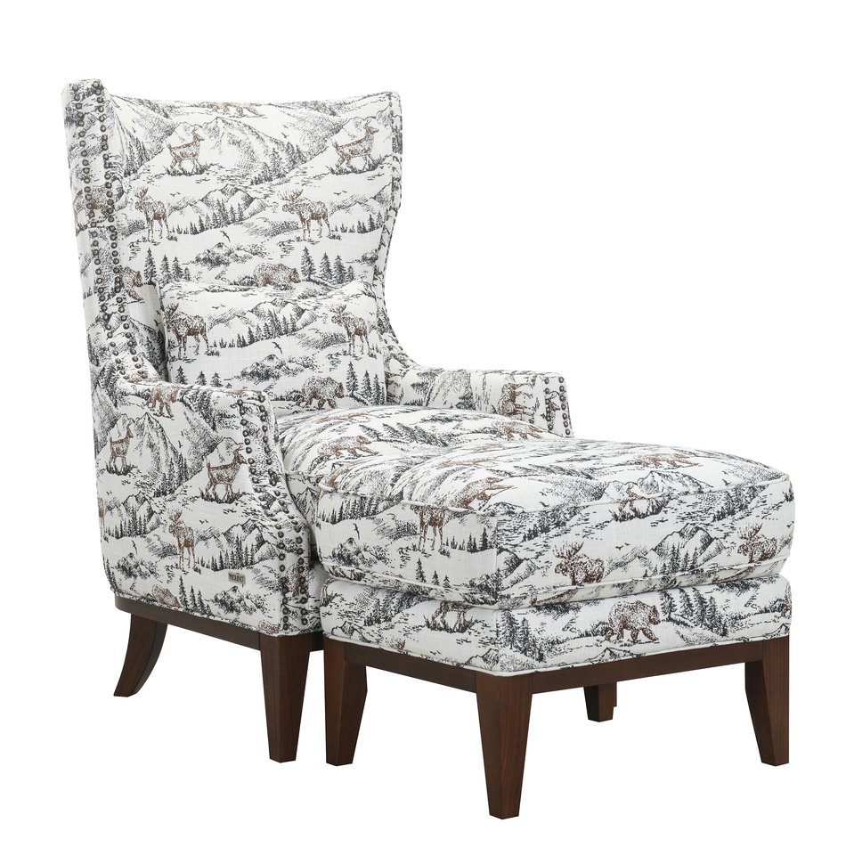 Accent Chair & Ottoman