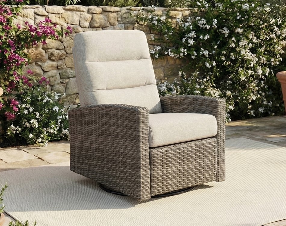 Outdoor Swivel Glider Recliner