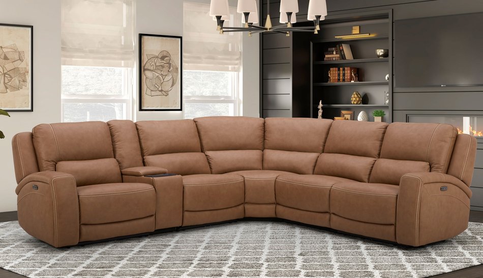 6 Piece Reclining Sectional
