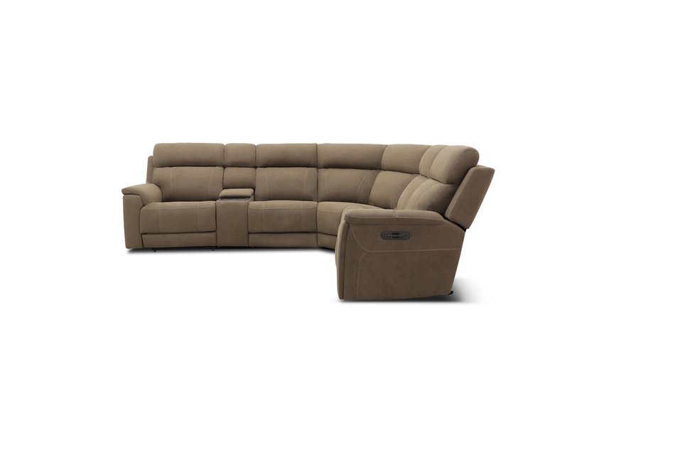 6 Piece Power Reclining Sectl