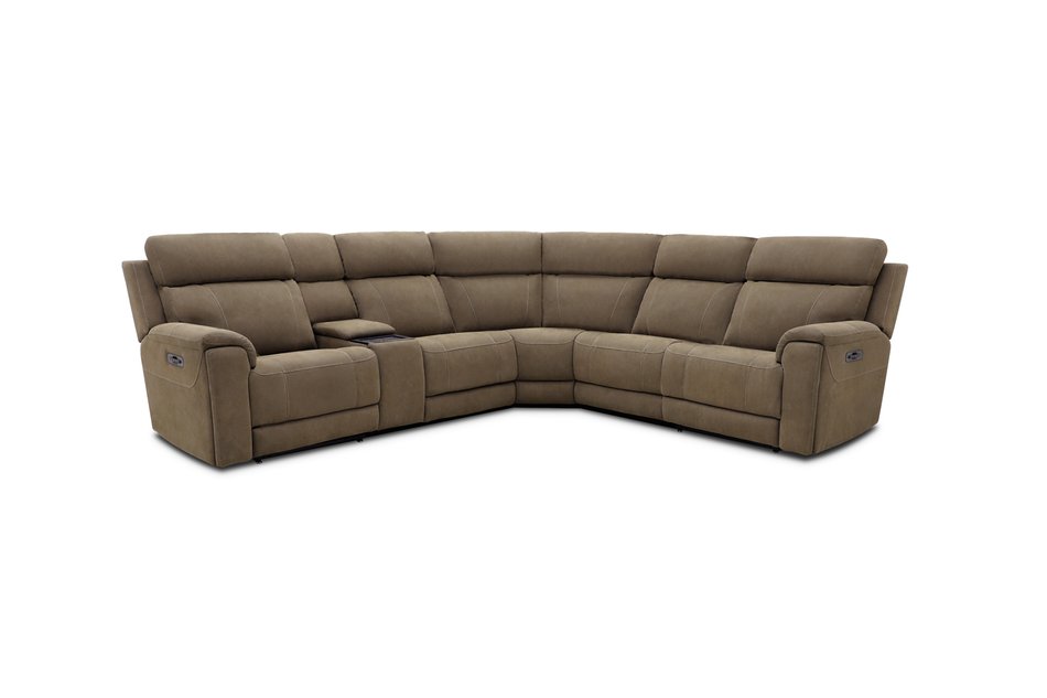 6 Piece Power Reclining Sectl