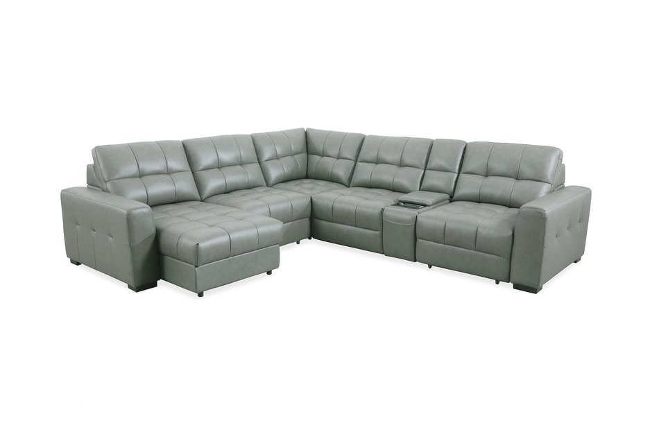 6 Piece Power Reclining Sectl