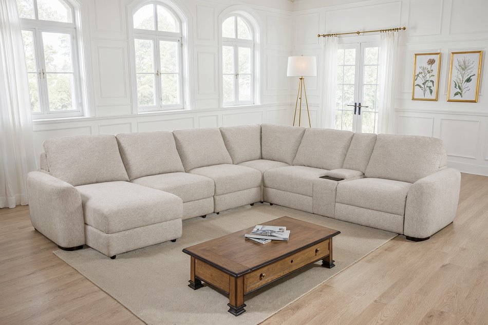 7 Piece Sliding Sectional