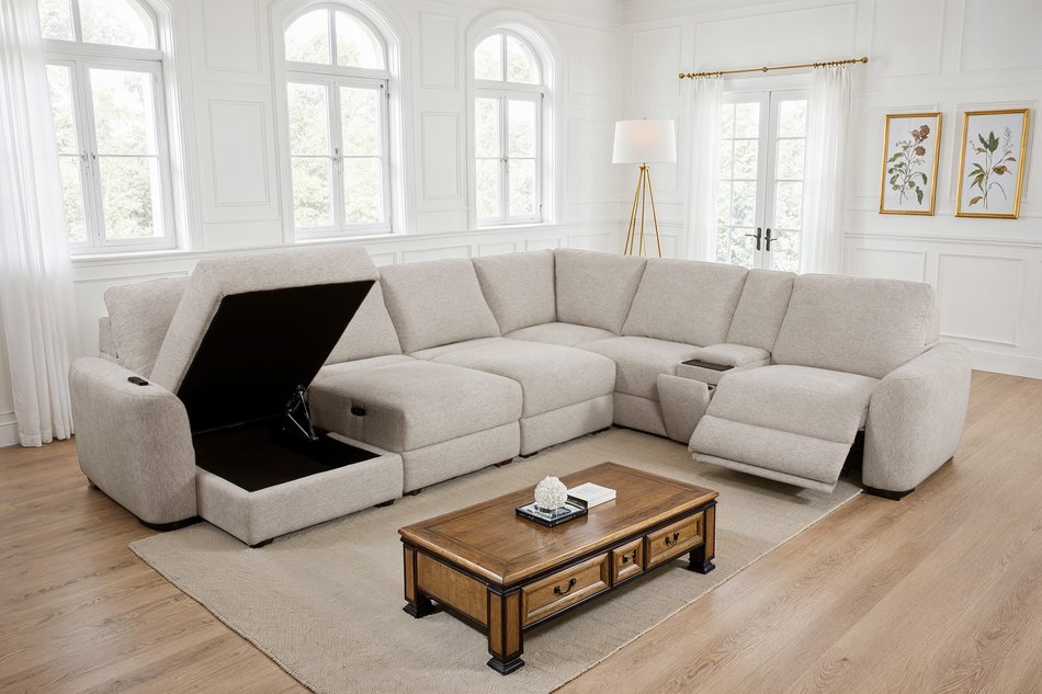 7 Piece Sliding Sectional