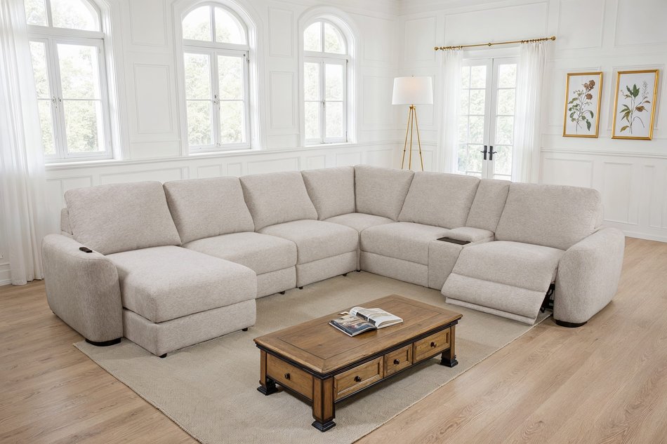 7 Piece Sliding Sectional