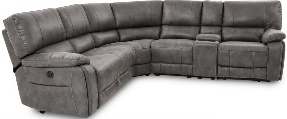 6 Piece Power Sectional