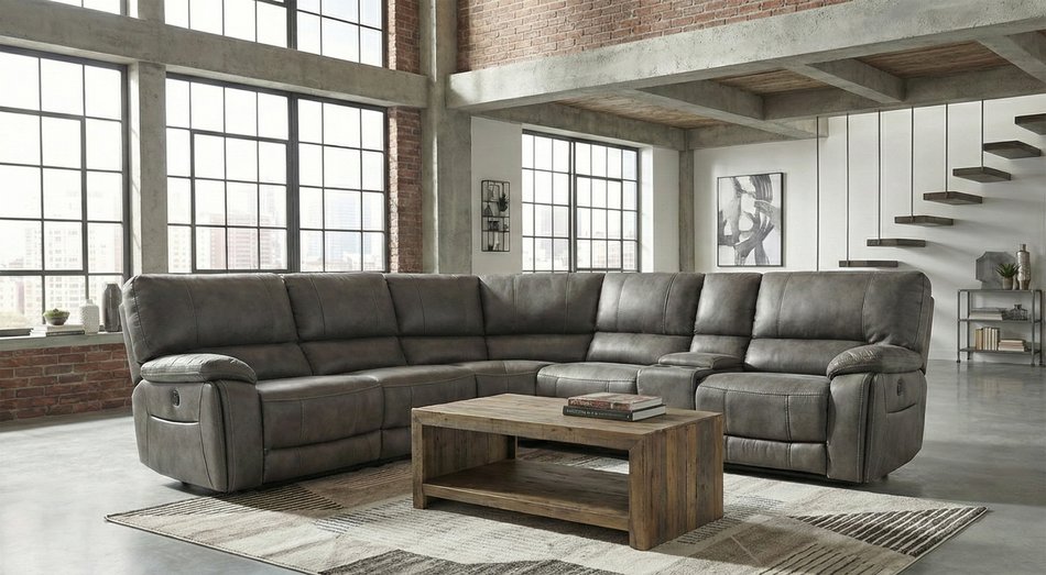 6 Piece Power Sectional