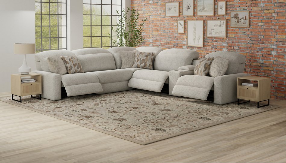 6 Piece Reclining Sectional