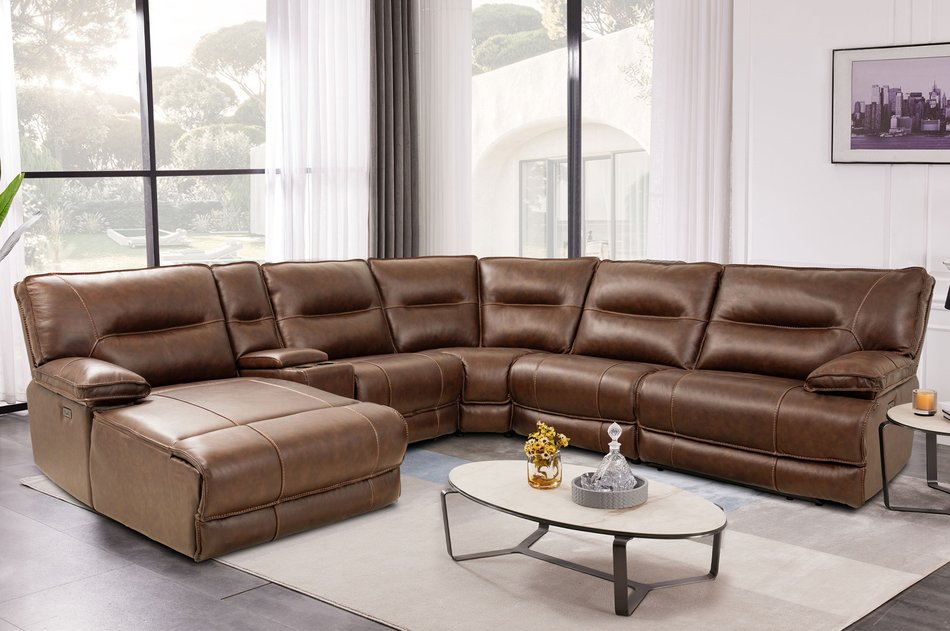 6 Piece Power Sectional