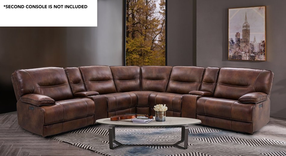 6 Piece Power Sectional