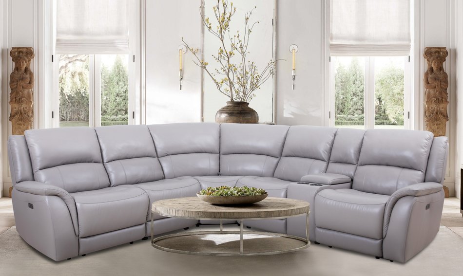 6 Piece Power Sectional
