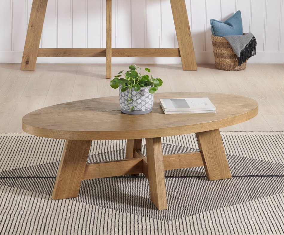 Oval Cocktail Table