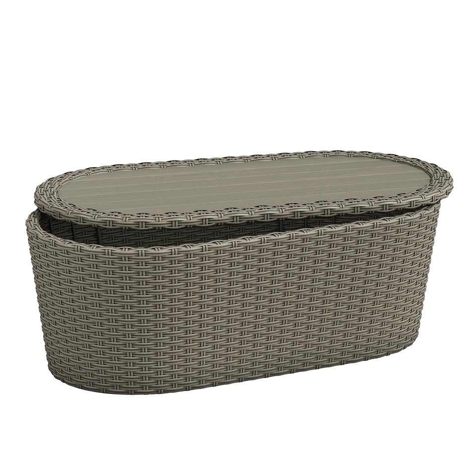 Outdoor Storage Cocktail Table