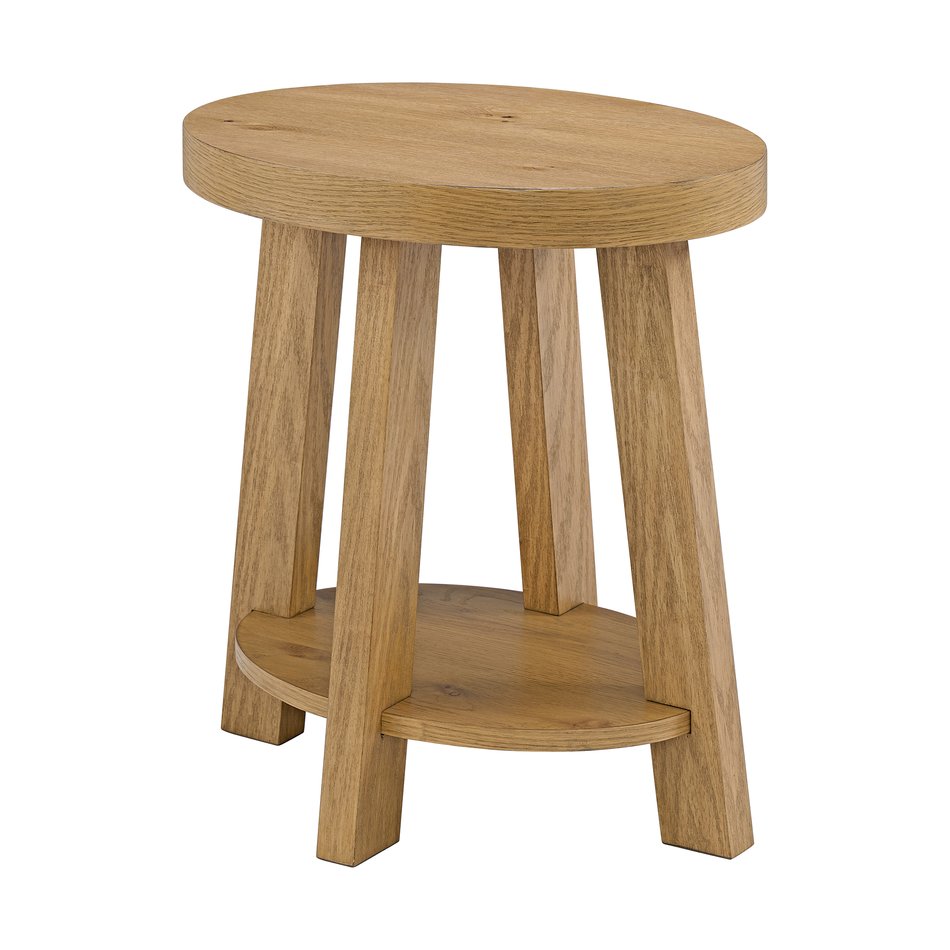 Oval End Table