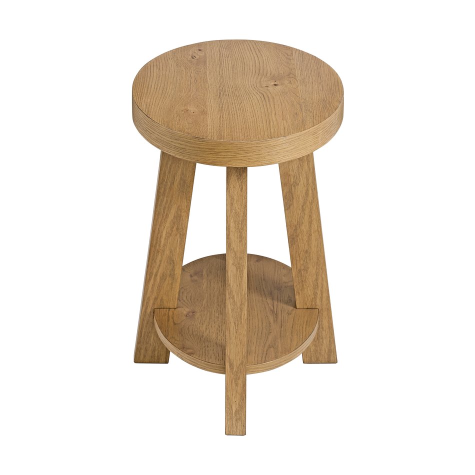 Oval End Table