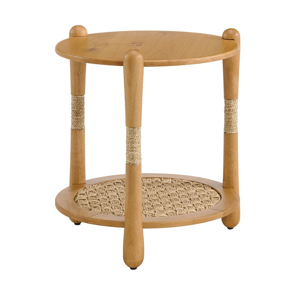 Oval End Table