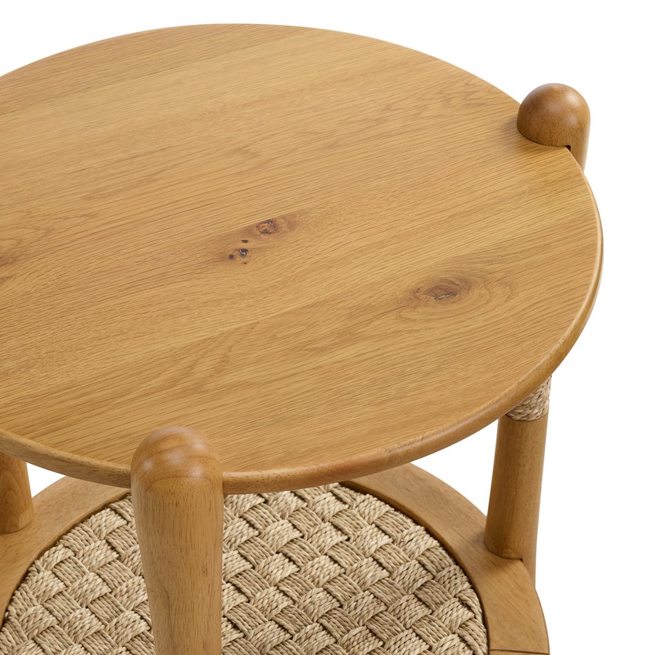 Oval End Table