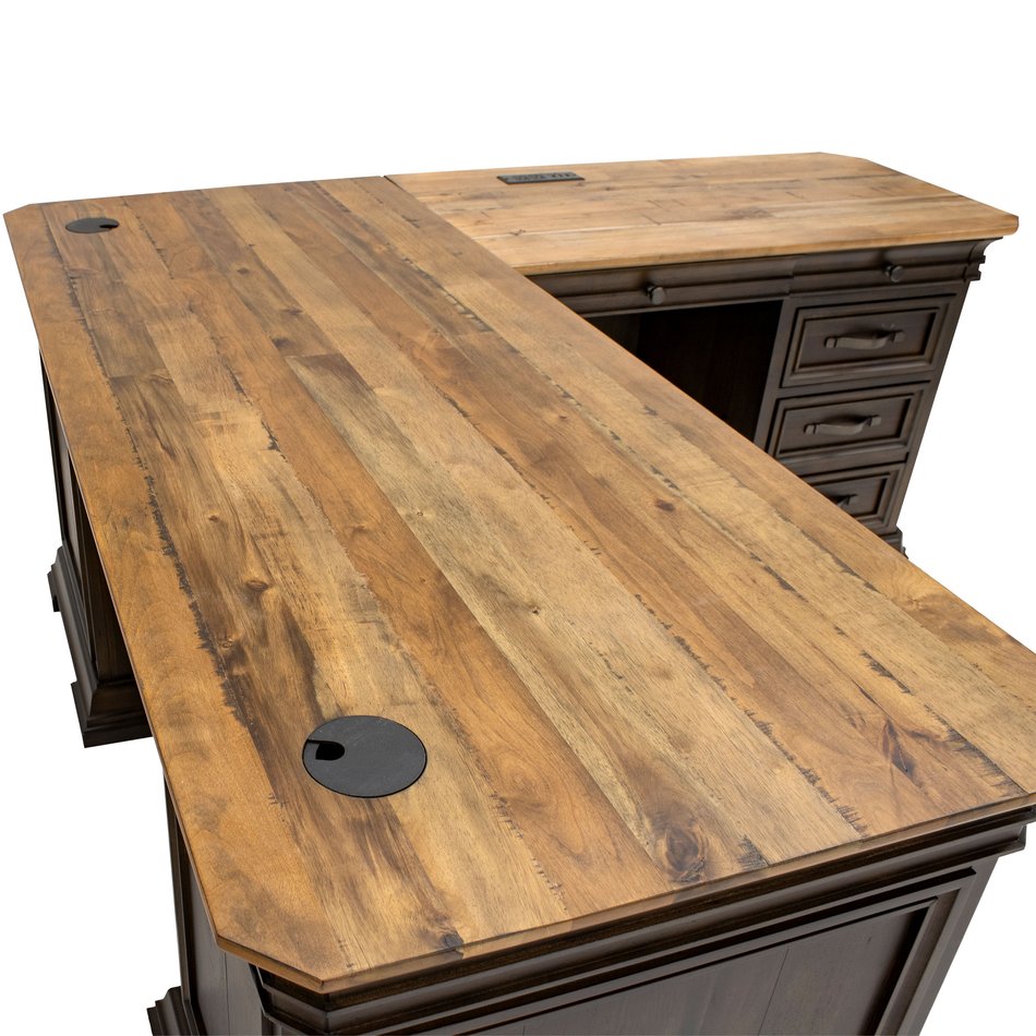 Pedestal Desk w/ Return