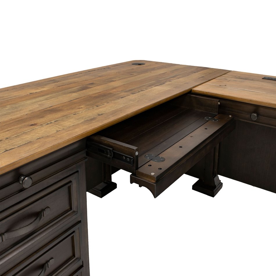 Pedestal Desk w/ Return