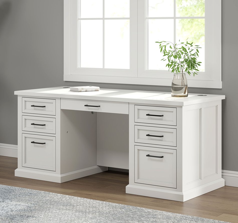 Double Pedestal Desk