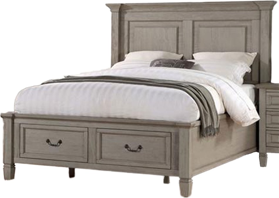 King Storage Bed