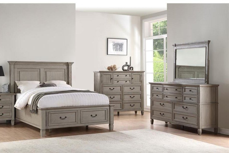 4 Piece Queen Storage Bedroom