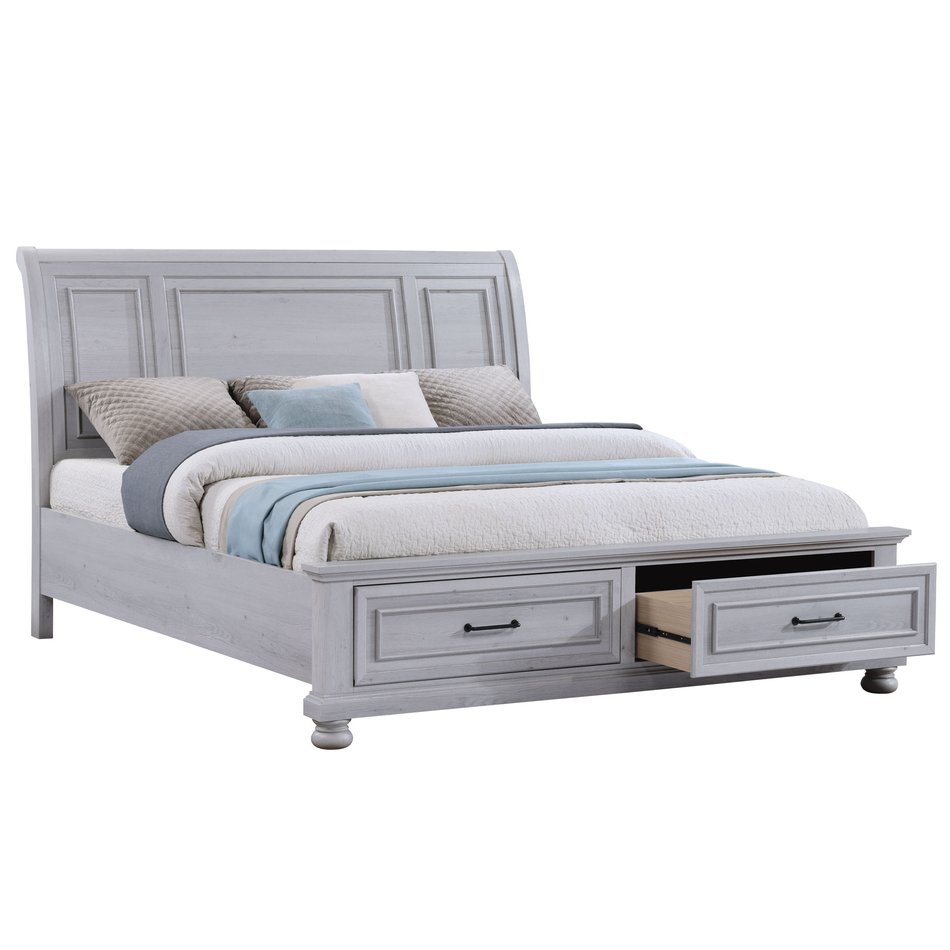 King Storage Bed