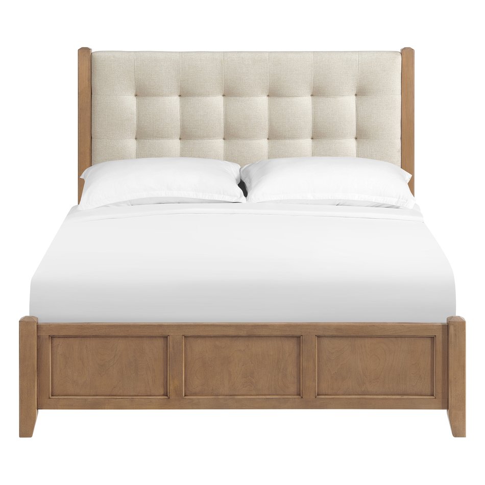 Queen Upholstered Storage Bed