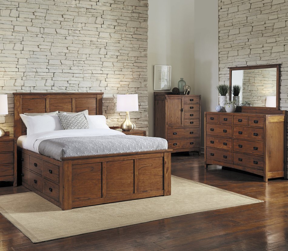 4 Piece King Storage Bedroom