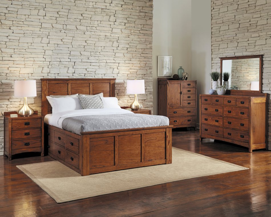 5 Piece Queen Storage Bedroom