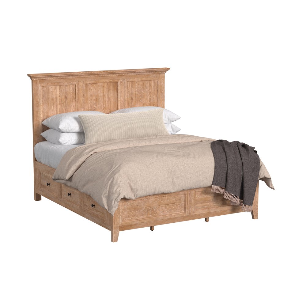 King Storage Bed