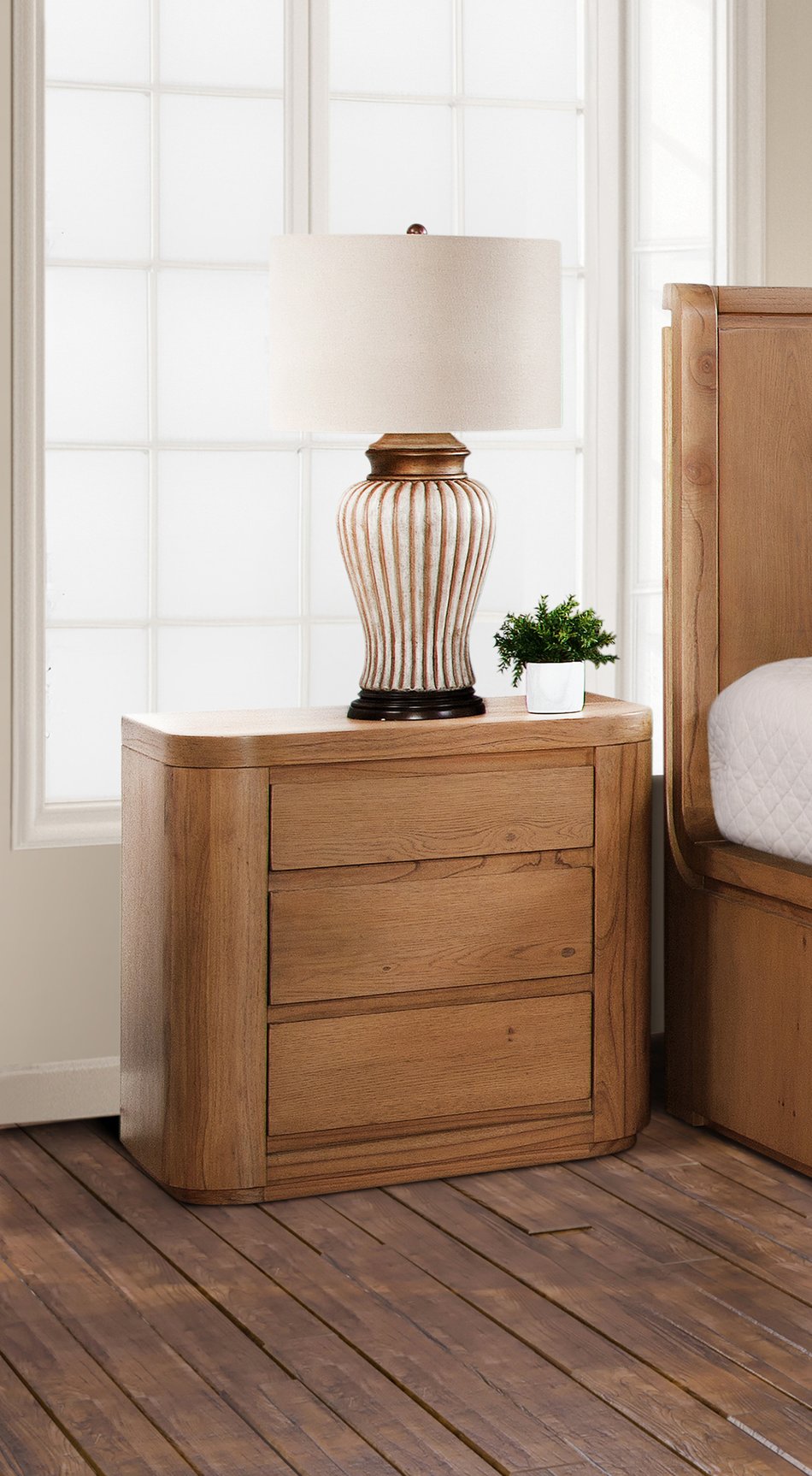 3 Drawer Nightstand