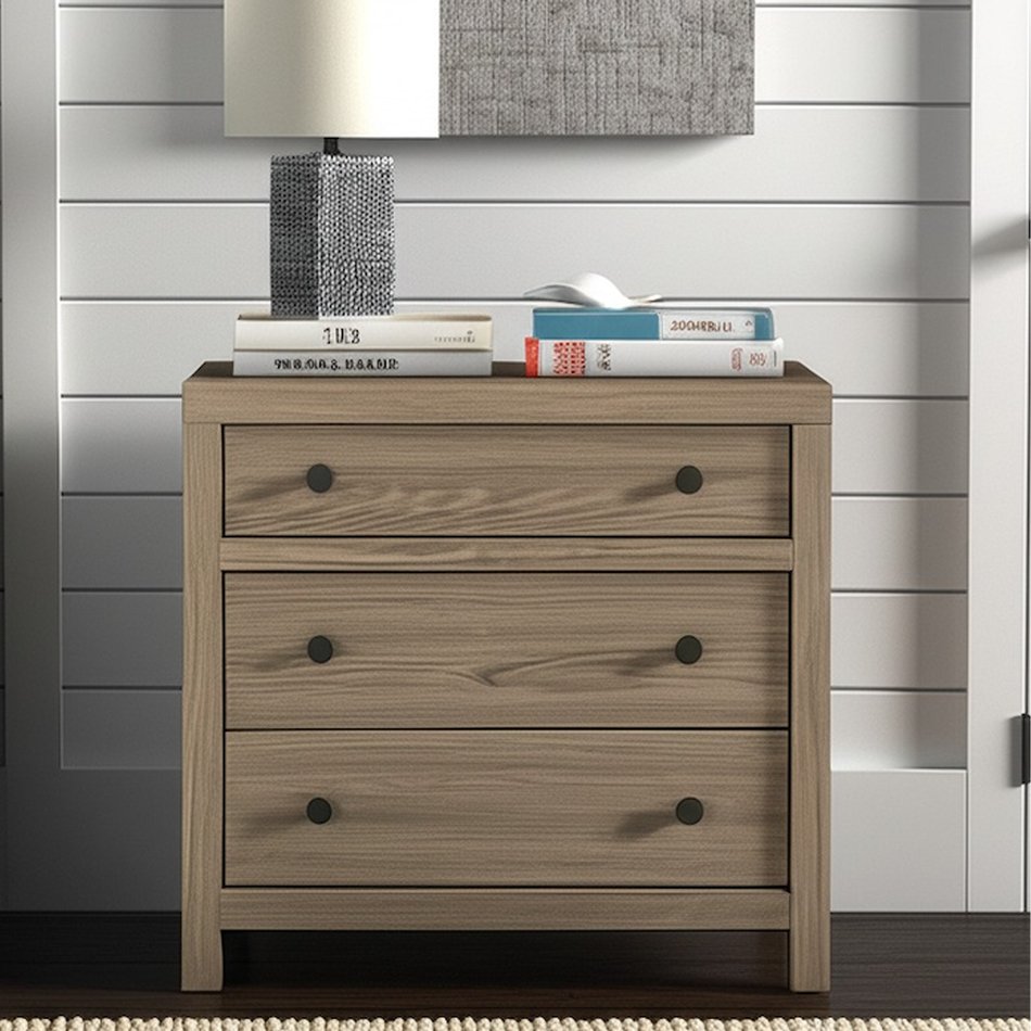 3 Drawer Nightstand