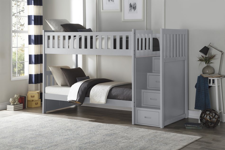 Twin Over Twin Step Bunk