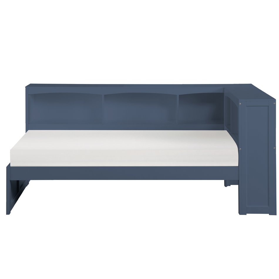 Twin Corner Bookcase Bed