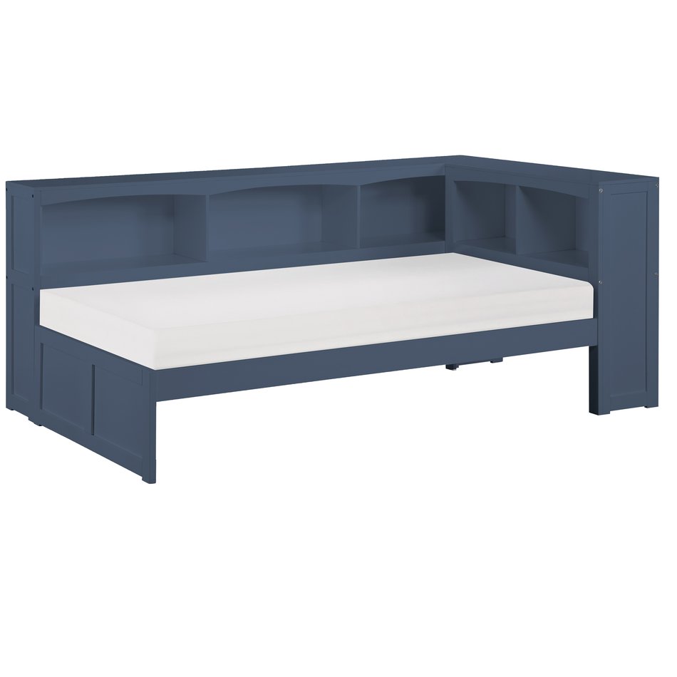 Twin Corner Bookcase Bed