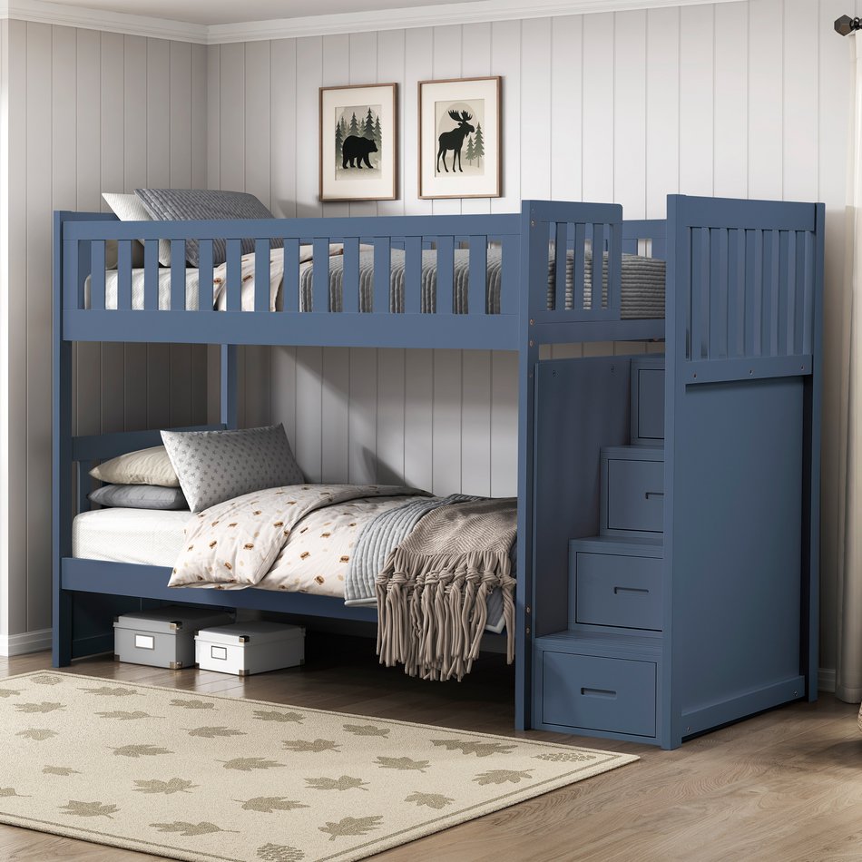 Twin Over Twin Step Bunk
