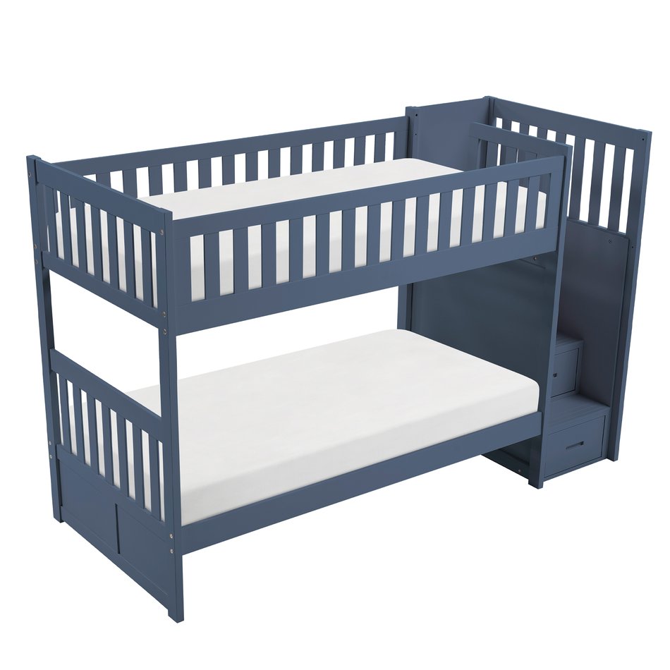 Twin Over Twin Step Bunk