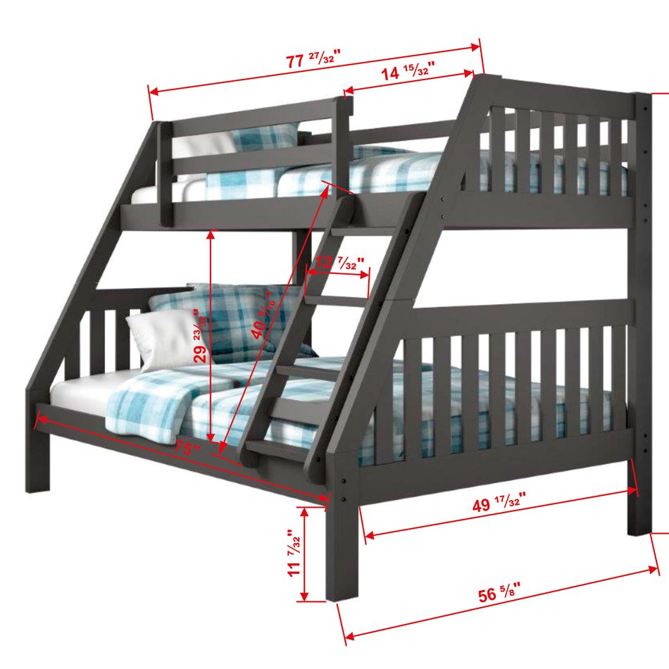 Twin Over Full Bunk Bed