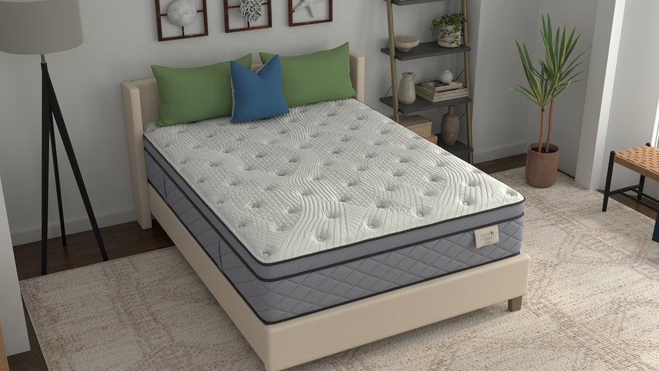 Natural Elegance by Niropedic Caldwell Luxury Firm Euro Top Split King Mattress