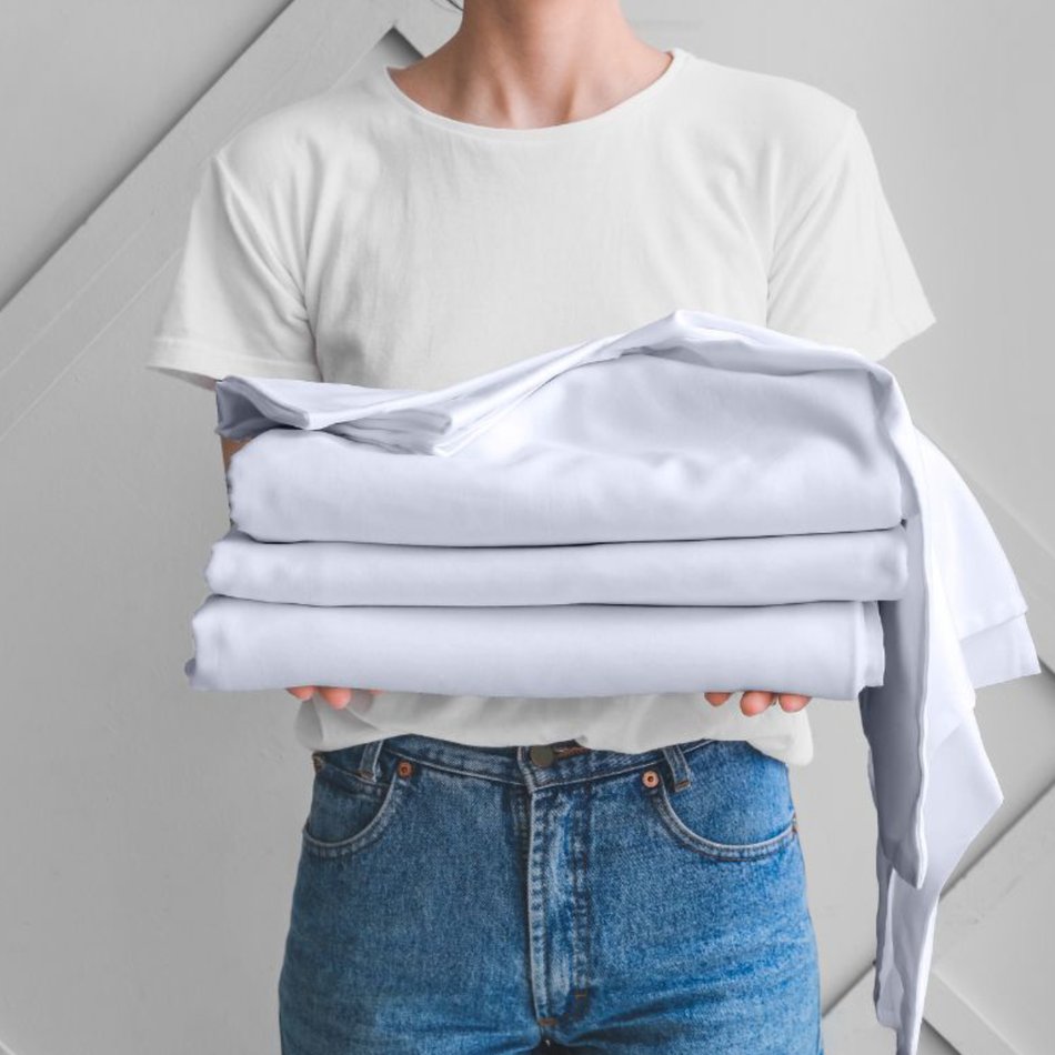 Queen White Sheet Set